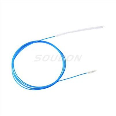 Kahden otsikon yhdistelmäpuhdistusharja endoskopiaan